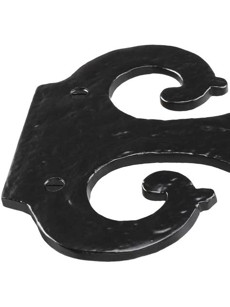 Heavy Cast Iron Dummy Strap With Ornate Scroll Design House Of