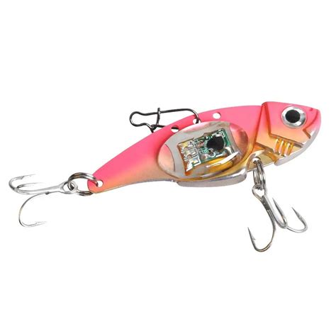 Luminous Electronic Fish Shaped Bait Vib Blinking Flashing Fishing Lure