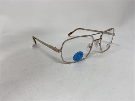 Cvo Classic Nathan Ii Gold 54 18 140 Flex Hinge Eyeglasses Frame E93 Ebay