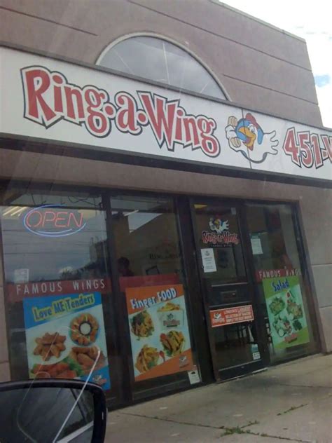 Menu of Ring-a-Wing, London, London