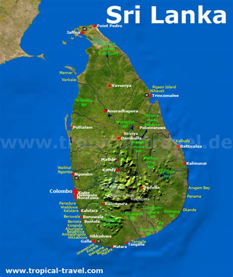 Sri Lanka schönsten tropischen Inseln Anreise Visum Wetter