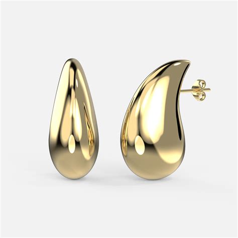 14k Gold Teardrop Earrings - Koru Jewelers