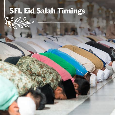 Eid Al Adha Salah Timings 2023 • Soflo Muslims