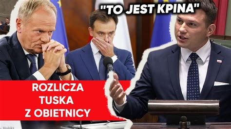 To jest kpina PIT kasowy Tuska w Sejmie Mentzen Nie dowieźliście