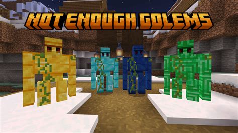 Not Enough Golems Minecraft Addon