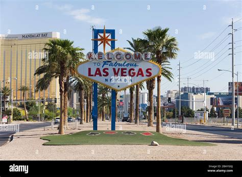 The Historic Welcome To Fabulous Las Vegas Sign In Las Vegas Nevada