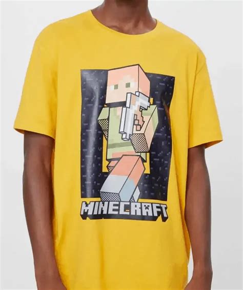 T Shirt Minecraft aus 100 Bio Baumwolle Größe XS bis XL für 7 94