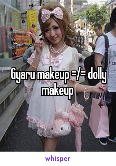 Gyaru Makeup Careless Whisper Pretty When You Cry Gyaru Fashion Fb