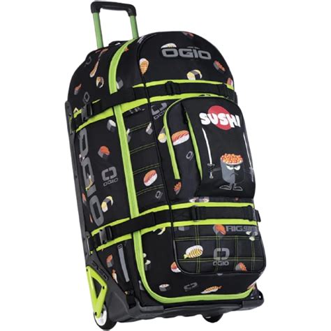 Mala Ogio Rig Pro Wheeled Bag Sushi Preto Grid Motors