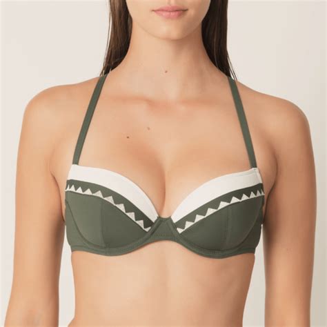 Marie Jo Swim Gina Vorgeformtes Bikini Top Dark Olive Annadiva