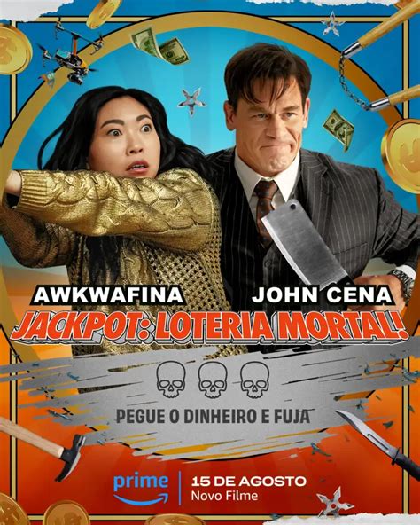 Jackpot Loteria Mortal Ação Awkwafina e John Cena DIVIDE a