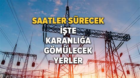 İstanbul da elektrik kesintisi BEDAŞ 18 Haziran Pazar elektrik