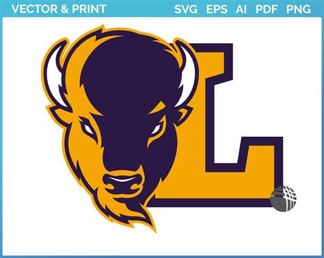 Lipscomb Bisons Alternate Logo 2020 College Sports Vector Svg