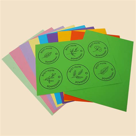 printable colored sticker paper green yesion factory