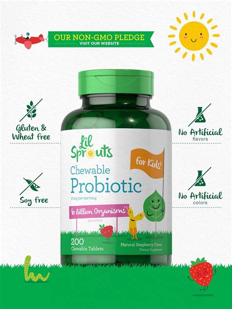 Lil Sprouts Probi Ticos Masticables Para Ni Os Comprimidos Mil