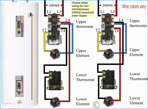 Rheem 220 Hot Water Heater Wiring Diagram