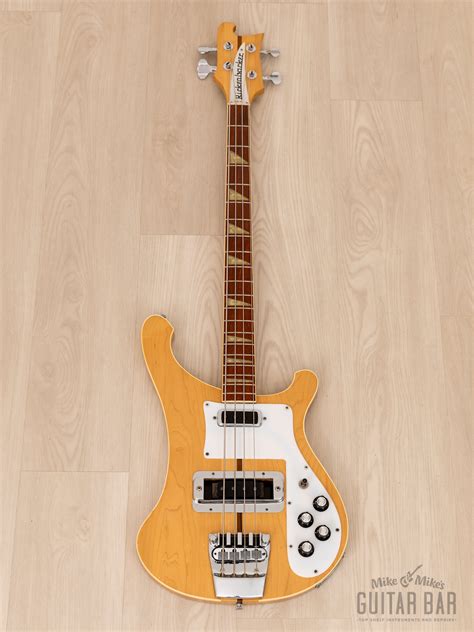 1974 Rickenbacker 4001 Vintage Electric Bass Mapleglo 100 Original W Mike And Mike S Guitar Bar