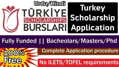 Apply For Turkey Burslari Scholarship Bs Ms Phd Fully Funded