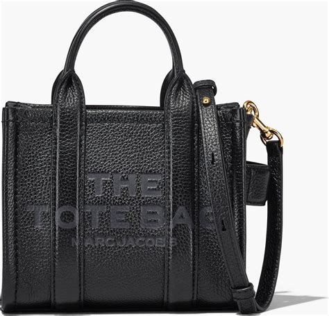 Marc Jacobs The Leather Mini Tote Bag Black Pris