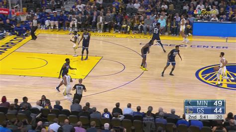 Two Point Three Point Field Goal Timberwolves Warriors NBA Official