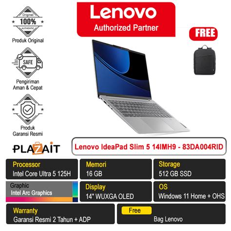 Lenovo IdeaPad Slim 5 14IMH9 83DA004RID Plaza IT