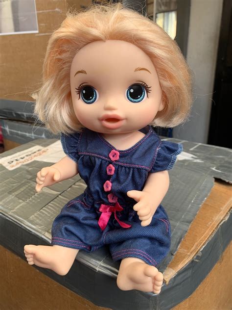 2017 Hasbro Baby Alive Potty Doll Blonde Hair Hobbies Toys Toys Games On Carousell