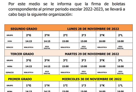 Secundaria Técnica 116 Turno Vespertino Firma De Boletas