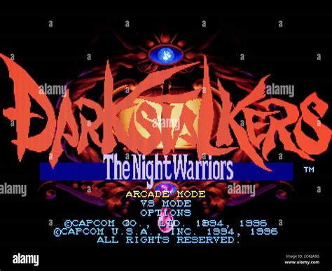 Darkstalkers The Night Warriors Sony Playstation 1 PS1 PSX