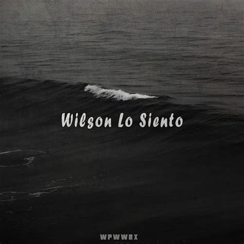 Wilson Lo Siento Youtube Music