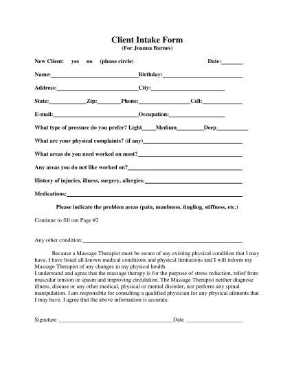 113 Criminal Defense Client Intake Form Page 2 Free To Edit Download