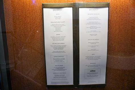 Guide To Norwegian Sky Restaurants With All Menus 2017