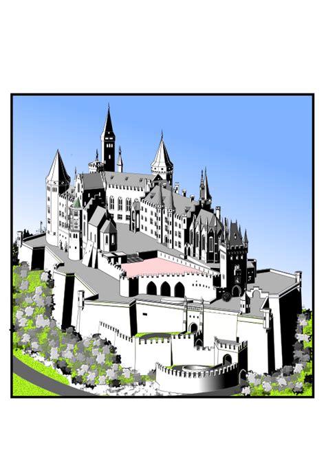 Hohenzollern Castle 3 - Openclipart