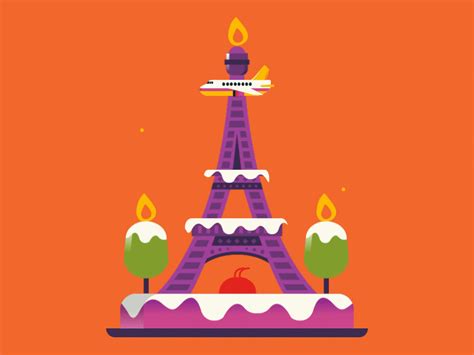 Birthday In Paris By Ryan Mardhika On Dribbble