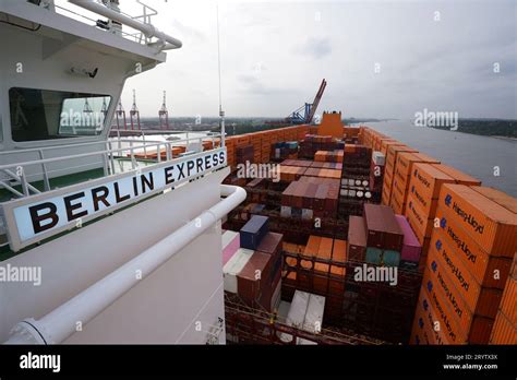 Hamburg Germany Nd Oct View From The Bridge Over The Hapag