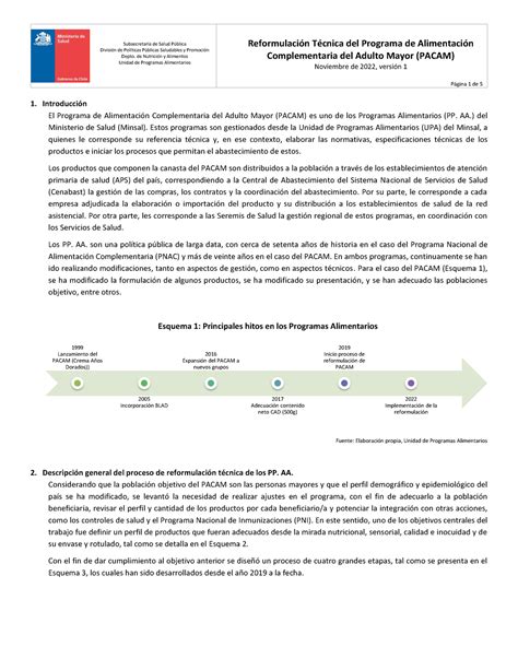 Reformulación técnica del Pacam DivisiÛn de PolÌticas P blicas