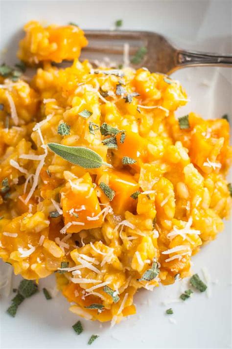 Instant Pot Butternut Squash Risotto - The Natural Nurturer