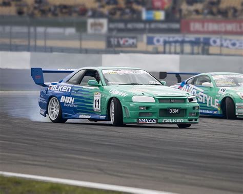 Z Racing Drifting Falken Tires Nissan Skyline R Art