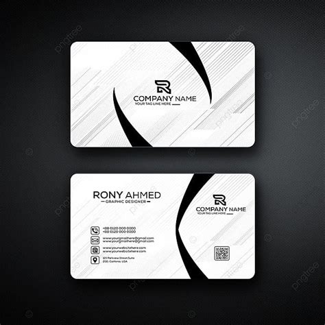 Simple Business Card Design Template Download On Pngtree