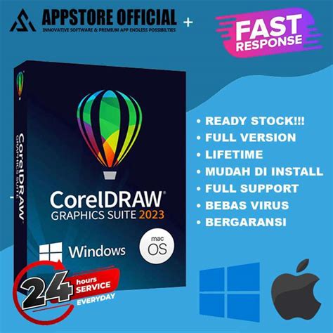 Jual CorelDraw Graphics Suite 2023 Full Version Lifetime Di Seller