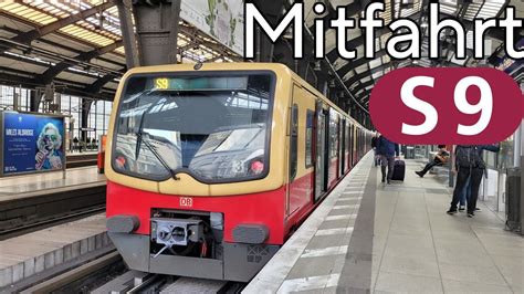 S Bahn Berlin Mitfahrt BR481 Linie S9 Warschauer Straße