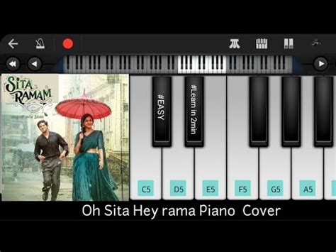 Sita Ramam Oh Sita Hey Rama Piano Cover Easy Learnin Min Dqsalmaan