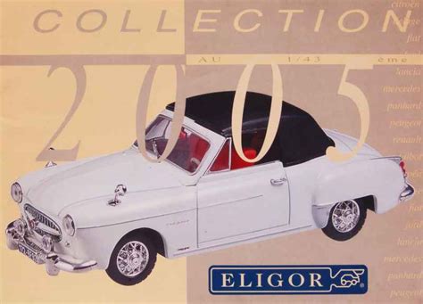 Catalogue Eligor 2005 Eligor Autos Miniatures Tacot