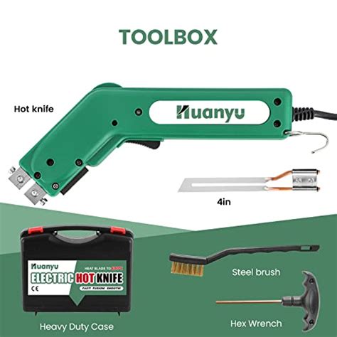 Huanyu Hot Cutter Knife Hot Knife Foam Cutter W In Straight Knife Foam Styrofoam Cutting