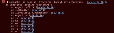 Uncaught In Promise Typeerror Cannot Set Properties Of Undefined