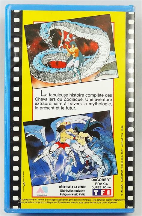 Saint Seiya Les Chevaliers Du Zodiaque Cassette VHS Dagobert TF1 Le