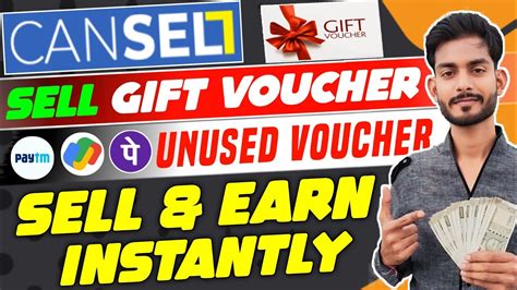 Cansell Gift Voucher Sell Kaise Kare How To Sell Gift Voucher And