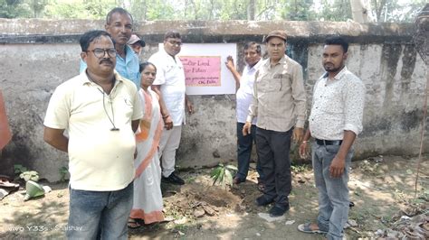 A Fruit Tree Was Planted In The Hospital Premises अस्पताल परिसर में