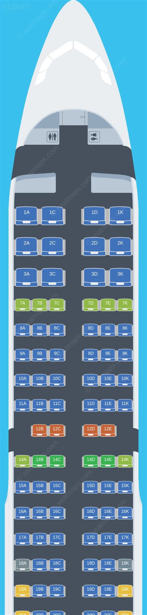 Plan De Cabine L Air Samarkand De Airbus A