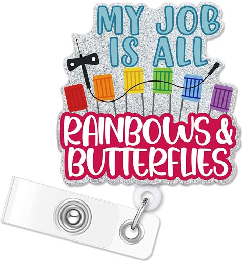 Amazon ERHACHAIJIA My Job Is All Rainbows Butterflies