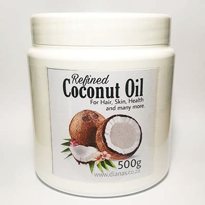 100% Refined Coconut Oil - 500g - Dianas